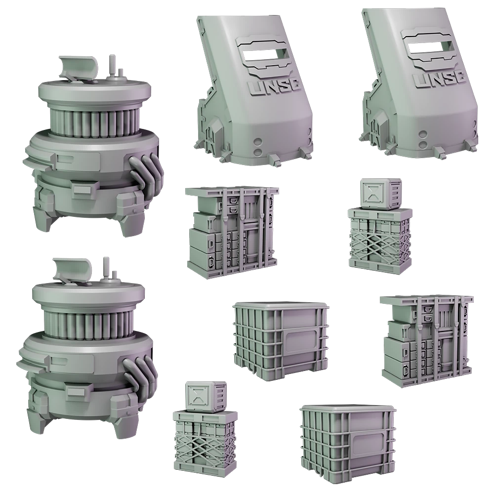 Halo Flashpoint - UNSC Scenery Set