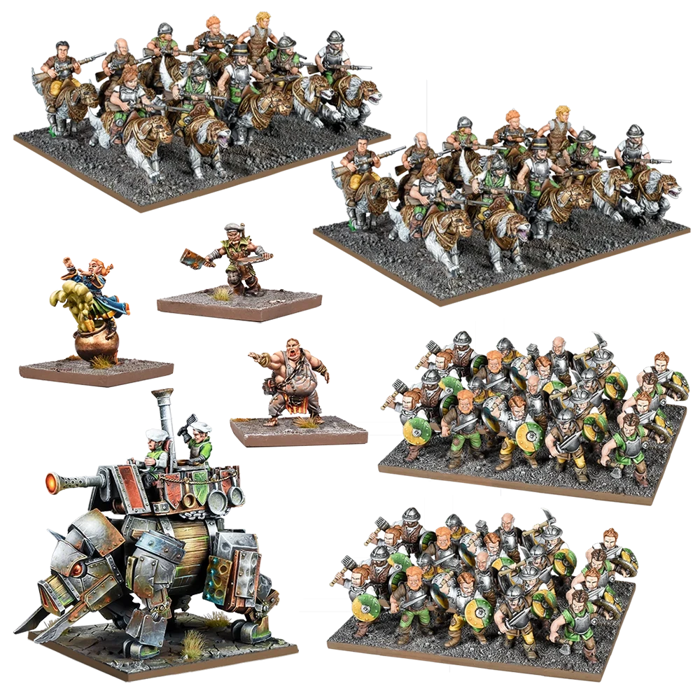 PRE ORDER - Kings of War Halfling Battalion