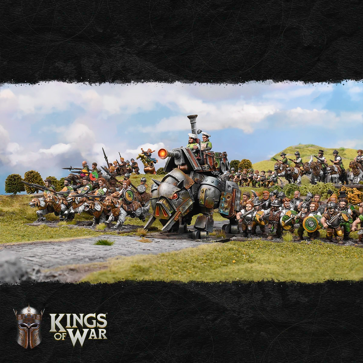 PRE ORDER - Kings of War Halfling Battalion