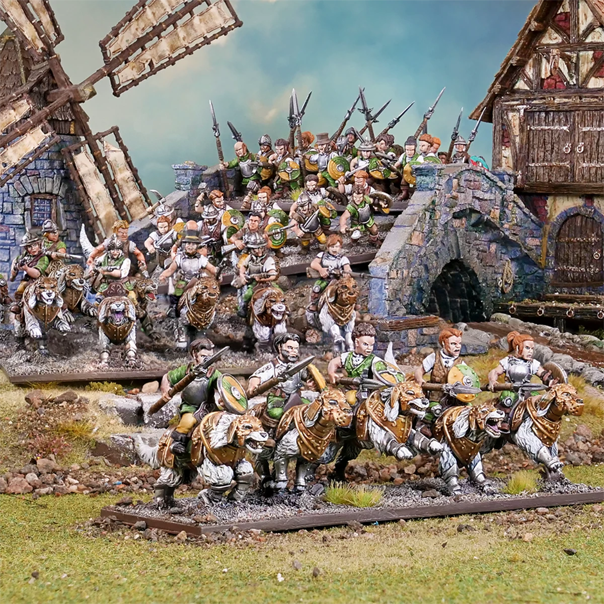 PRE ORDER - Kings of War Halfling Muster Battlegroup