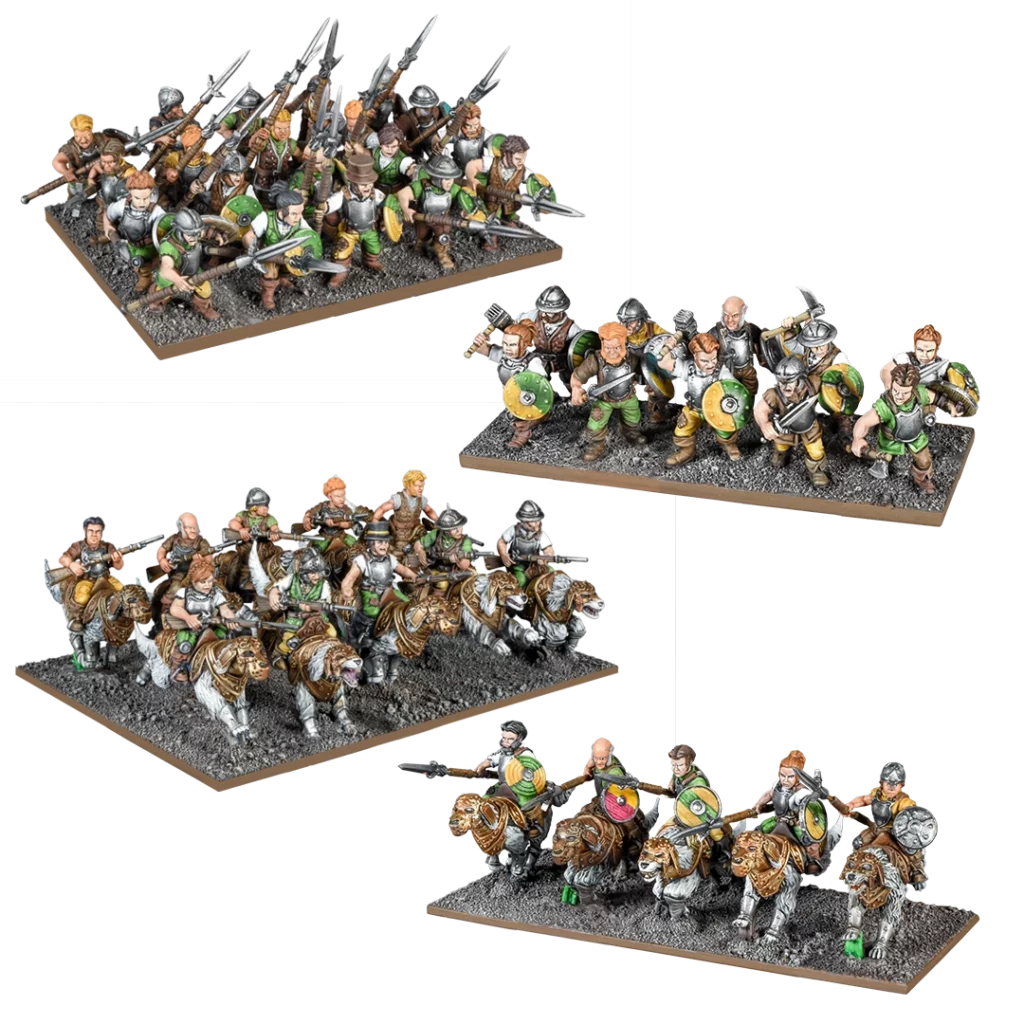 PRE ORDER - Kings of War Halfling Muster Battlegroup