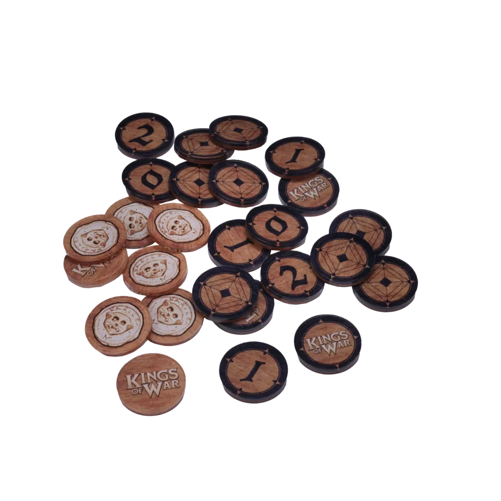 PRE ORDER - Kings of War Scenario and Objective Tokens Pack