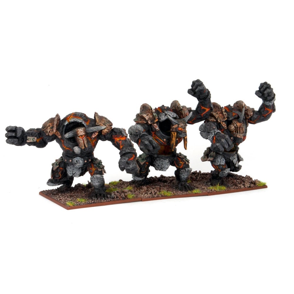 KoW Abyssal Dwarf Lesser Obsidian Golems Regiment