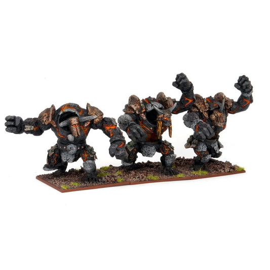 KoW Abyssal Dwarf Lesser Obsidian Golems Regiment