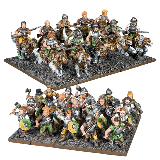 KoW Halfling Braves / Rifles / Spearspikes & Wild Lancers Battlegroup