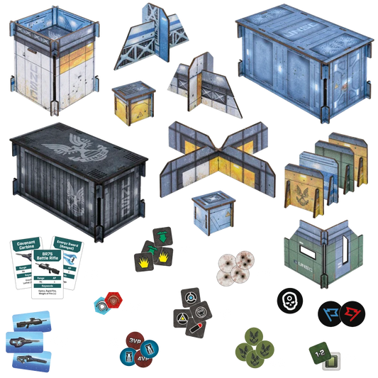 Halo Flashpoint - UNSC Base Terrain Set - SHIPS FEB 2025