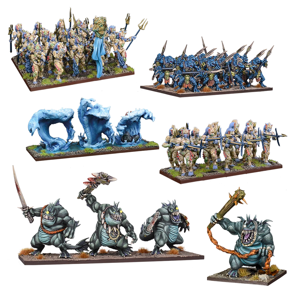PRE ORDER - Kings of War Trident Realm Battalion