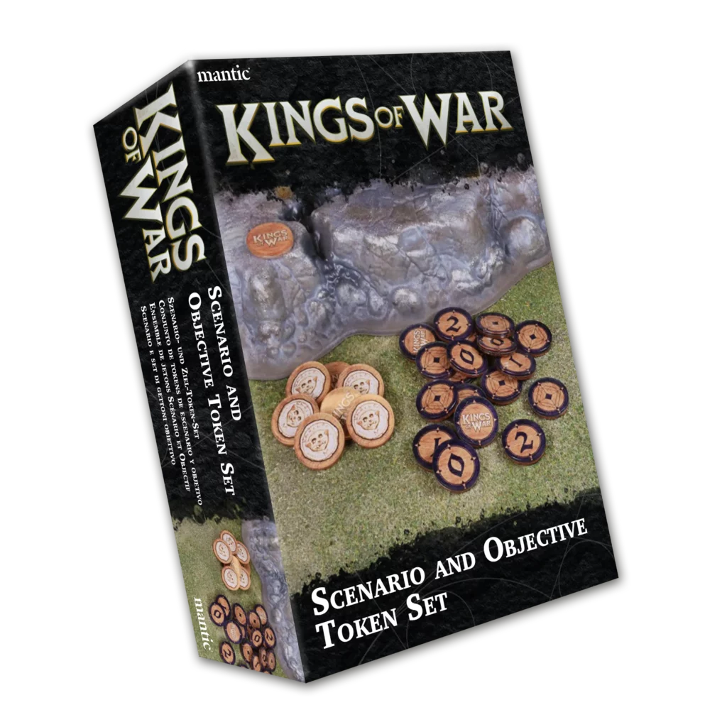 PRE ORDER - Kings of War Scenario and Objective Tokens Pack