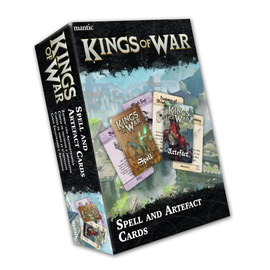 PRE ORDER - Kings of War Spell and Artefact Cards