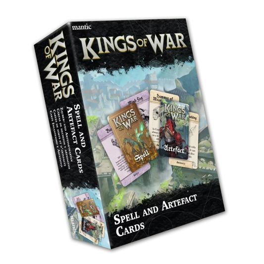 PRE ORDER - Kings of War Spell and Artefact Cards